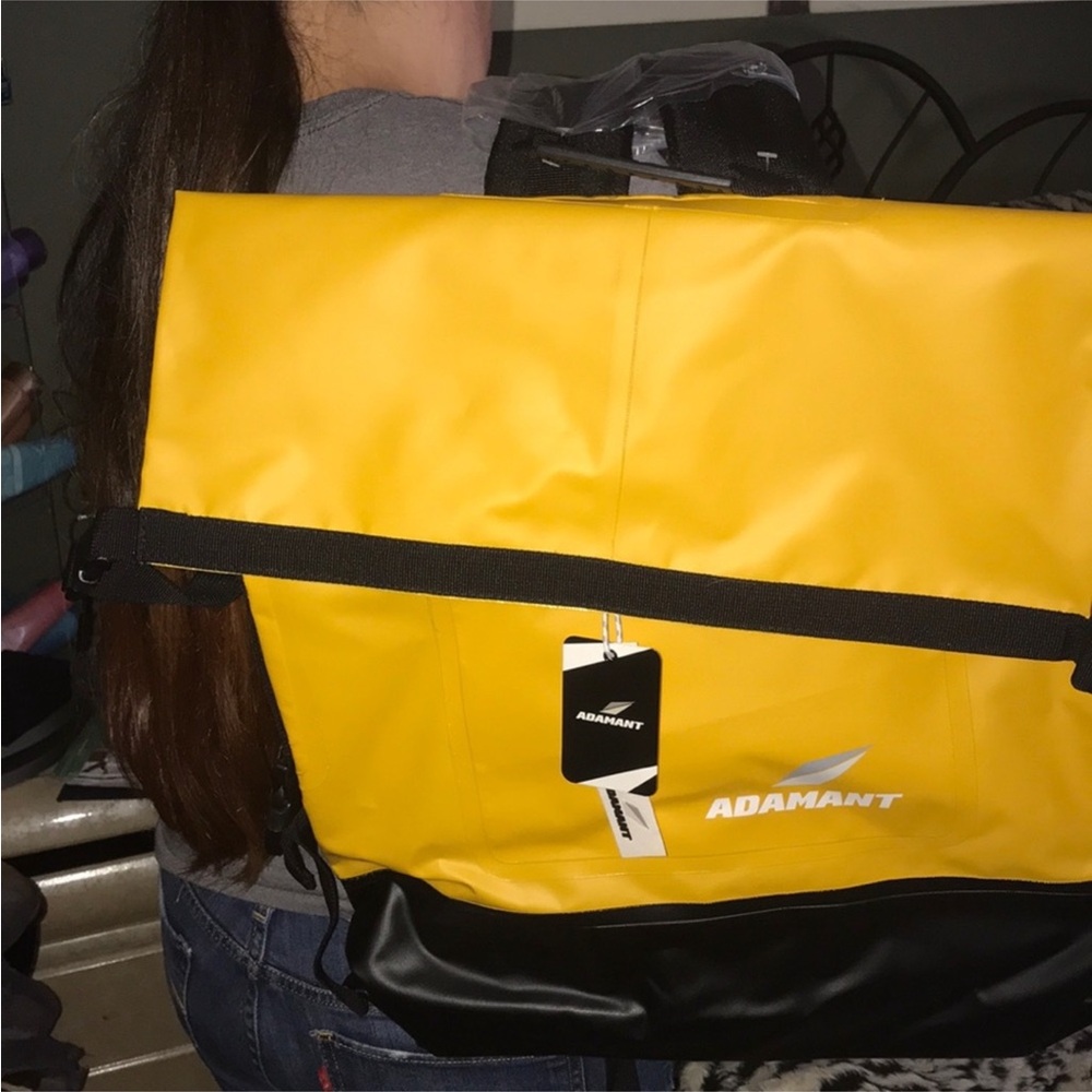 Adamant X-core waterproof dry bag Backpack Yellow New